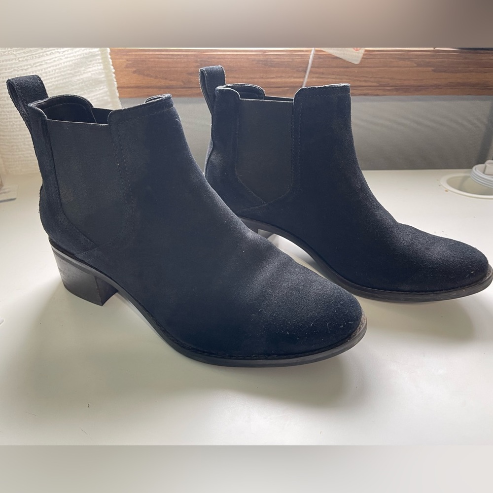 Cole Haan Black Suede Booties